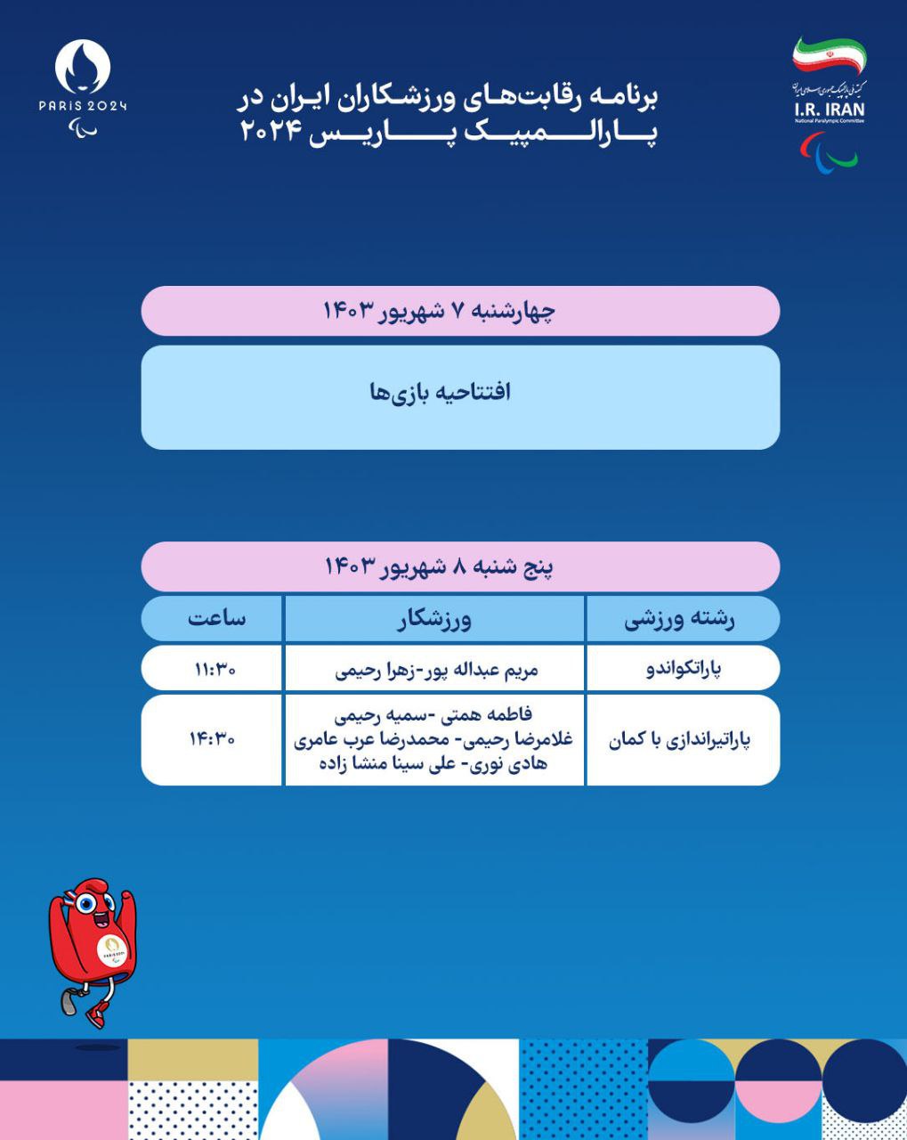 برنامه 1 پارالمپیک