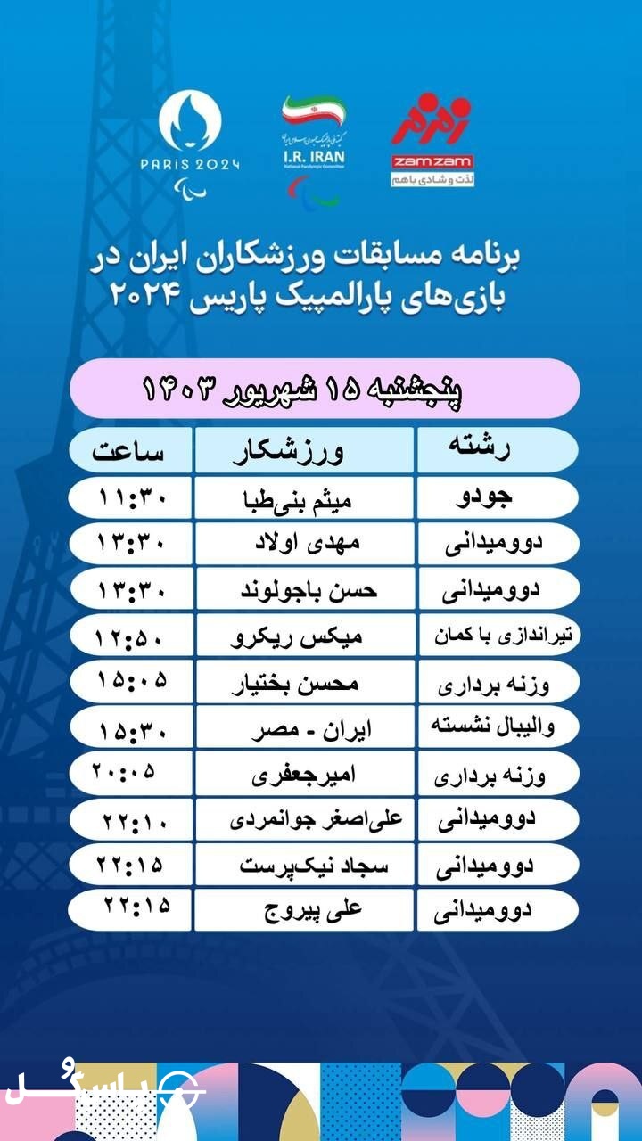 برنامه کاروان روز هشتم