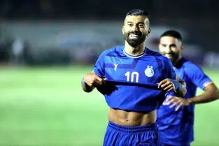 گل دوم استقلال به الغرافه توسط رامین رضاییان