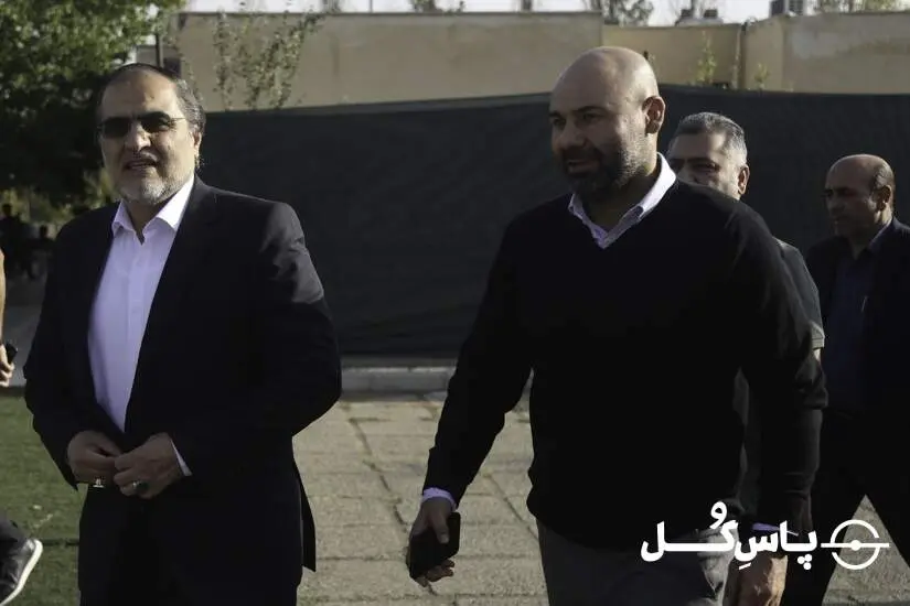 مراسم معارفه سهراب بختیاری‌زاده در تمرین استقلال