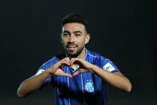 گل اول استقلال به الوحدات توسط منیر الحدادی