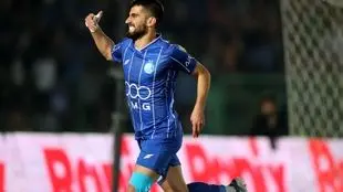 گل سوم استقلال به آلومینیوم