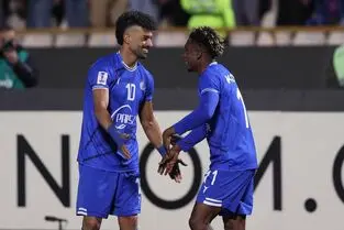 گل اول استقلال به الشرطه توسط جوئل کوجو
