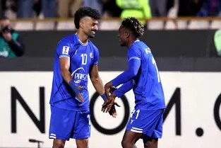 گل اول استقلال به الشرطه توسط جوئل کوجو