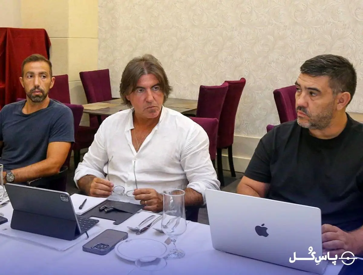 جلسه شبانه مدیران استقلال با ریکاردو ساپینتو و دستیاران