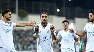 گل اول استقلال به الوحدات