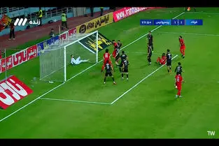 گل اول فولاد به پرسپولیس
