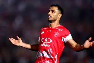 گل اول پرسپولیس به پاختاکور توسط علی علیپور