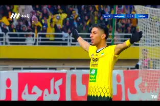 گل دوم سپاهان به پرسپولیس توسط مهدی لیموچی