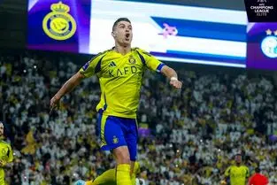 گل دوم النصر به استقلال توسط کریستیانو رونالدو