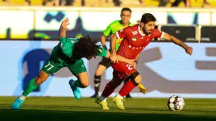 خلاصه بازی: پرسپولیس ۲ - ۱ شمس آذر