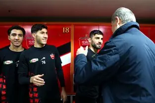 گزارش تصویری: گاریدو از بازیکنان پرسپولیس خداحافظی کرد