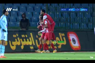 گل اول پرسپولیس به گل‌گهر