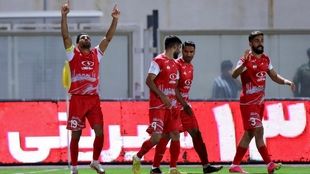 گل اول پرسپولیس به گل‌گهر توسط وحید امیری