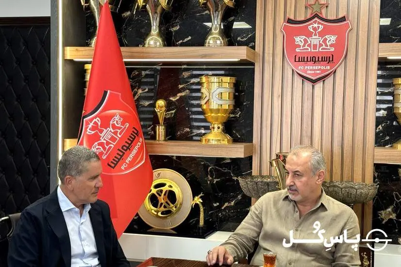 اولین حضور خوان گاردیو در باشگاه پرسپولیس